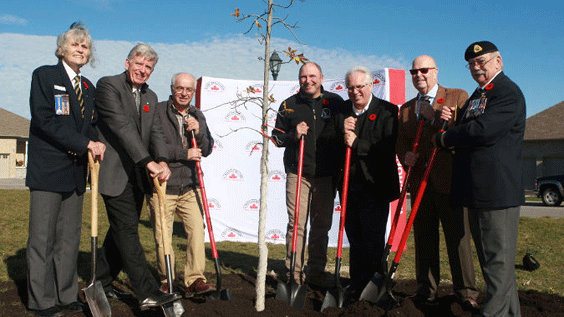 Highway of Heroes Planting